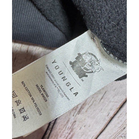 YoungLA #W528 Tom & Jerry Pullover Oversized Hoodie Black Medium SOLD OUT NWT - Picture 11 of 12